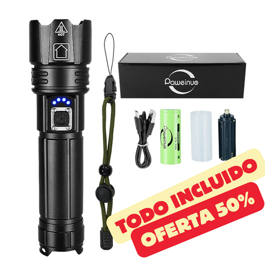 Kit Completo Linterna Táctica Laser - Titan PRO900™